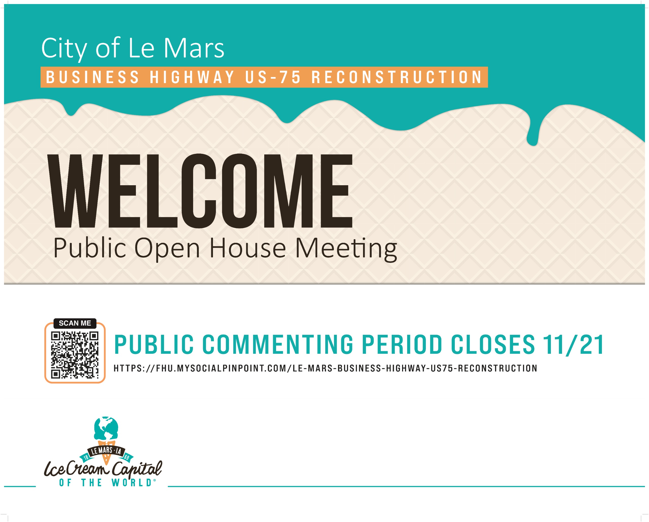 Public Meeting Welcome Board